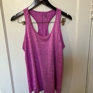 C9 Champion Duo Dry Racerback Workout Tank - Heathered Magenta - L